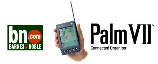 bn.com on the wireless Palm VII